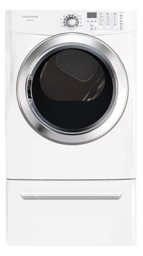 Frigidaire FASE7074NW White Dryer 7.0 Cu. Ft. Electric Dryer featuring Ready Steam