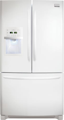 Frigidaire FGHB2869LP Pearl White French Door 27.8 Cubic Foot French Door Refrigerator with SpaceWise Organization System and Best in Class Ice & Water Filtrati