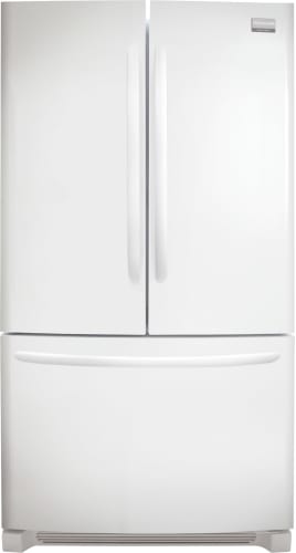 Frigidaire FGUN2642LP Pearl White French Door 25.8 Cubic Foot French Door Refrigerator with SpaceWise Organization System and Best-in-Class Ice Filtration