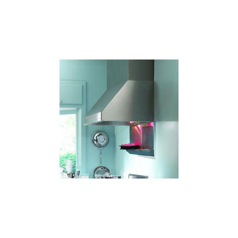 Vent-A-Hood NPH18-348 SS Stainless Steel Vent-A-Hood NPH18-348 900 CFM 48 Wall Mounted Range Hood with LED Lights and Du