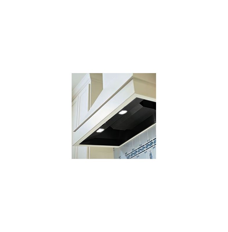 Vent-A-Hood BH246SLDBL Black Vent-A-Hood BH246SLD 600 CFM 6.5 Sone 46-3\/8 Inch Wide Stainless Steel Wall Moun